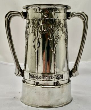 Magnificent Early Liberty & Co Tudric Loving Cup By David Veasey 010