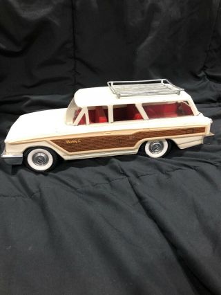 Vintage Buddy L Country Squire Station Wagon Pressed Steel Usa