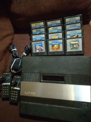 Vintage Atari 5200 Game Console & 12 Games