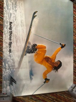 Lange Ski Boots Poster Vintage Advertising