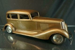 1930 ' S COR COR GRAHAM PAIGE SEDAN LARGE CAR TOY PRESSED STEEL RARE PAINT COLOR 3
