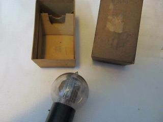 Antique Western Electric Co Tipped Light Bulb