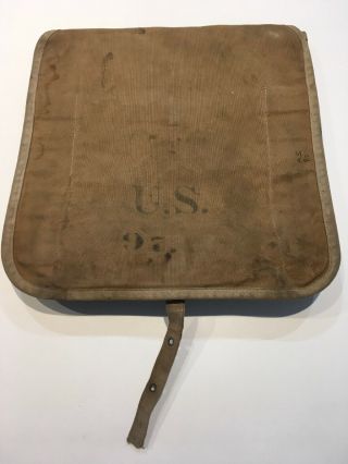 Pre - Wwi Us Army Model M - 1904 Canvas Haversack Marked Rock Island Arsenal 1904