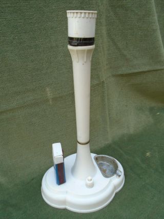 Bakalite 1930 ' s white smoker ' s lamp 3