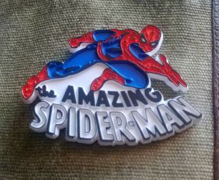 Vintage Classic Marvel Comics " Spiderman " Fridge Plastic Magnet