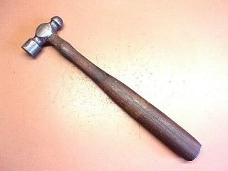 Vintage Plumb 6.  8 Oz.  Ball Peen Hammer 3/4 " Face 10 " Orig.  Hickory Handle
