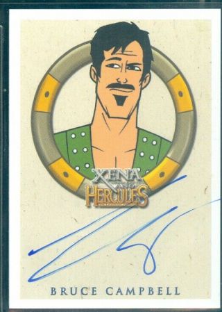 Xena & Hercules Animated Adventures Bruce Campbell As Autolycus Autograph Card