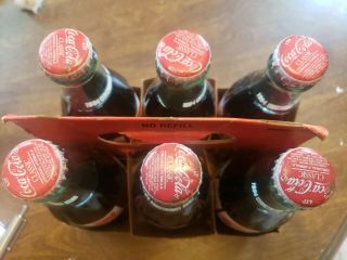 Coca cola Classic Cincinnati Reds world Champions Commemorative 6 pack bottles 3