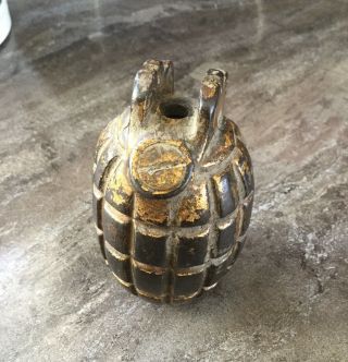 Vintage Practice Hand Grenade - Circa Wwi British
