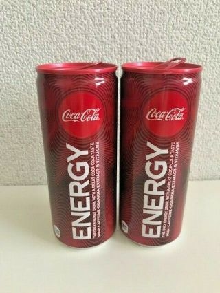 Empty Can Coca - Cola　energy　aluminum Cans　350mi ２pieces Japan