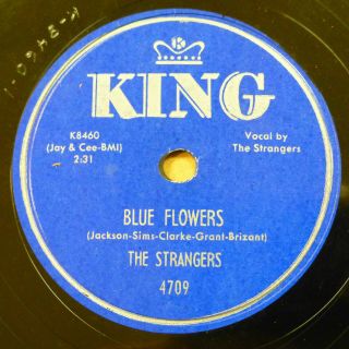 The Strangers Doo - Wop 78 Blue Flowers B/w Beg And Steal On Mint— King Rj 681