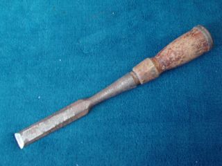 Vintage Stanley Wood Chisel Tool - 8 - 3/4 " Long
