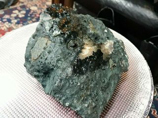 Vtg Large AMETHYST Geologist Mineral Crystal Energy Geode Specimen Rock 3LBS 6OZ 2