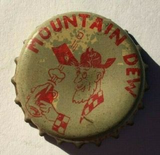 Mountain Dew Soda Pop Bottle Cap; Cork,  Hillbilly