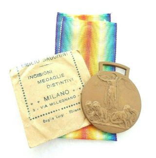 Wwi Italian Allied Victory Medal - Unissued In Package
