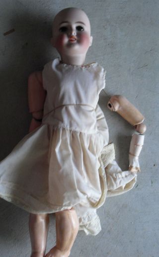 Antique Queen Louise 288 7 Germany Bisque Composition Girl Doll 23 " Tall
