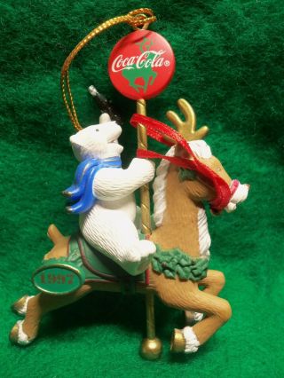 Coca - Cola Christmas Collectors Society Ornament L/e 1997 