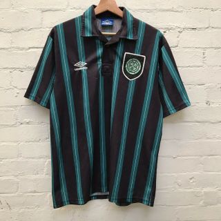 Vintage Umbro Celtic 1992/93 Away Shirt Size Large