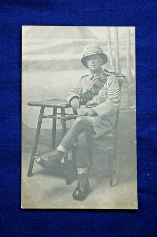 Wwi Real Photo Post Card Of Id 
