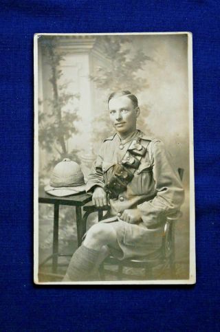 Wwi Real Photo Post Card,  Id 