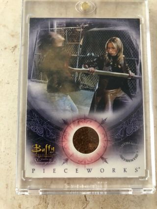 Buffy Pieceworks Card Pw1 Season 5 Sarah Michelle Gellar