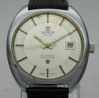 Vintage Tissot Seastar 44585 - 4x Automatic 21j 2481 Date Swiss Men 