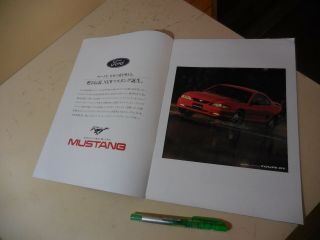 FORD Mustang Japanese Brochure 1994? Coupe Convertible 2