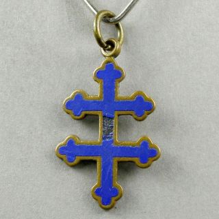 Wwi - 79th Infantry Division,  Enamel Pendant,  Medal.  " Cross Of Lorraine ".