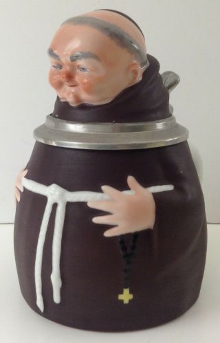 RARE Vintage Goebel Friar Tuck Monk Beer Stein 2