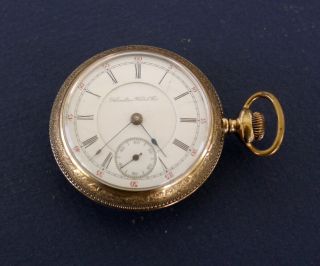 Antique Pocket Watch Hamilton Lancaster Pa 17 Jewels Lever Set Case