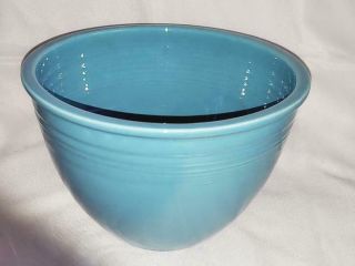 Vintage Fiesta Fiestaware Homer Laughlin Nesting Mixing Bowl 5 Turquoise Wow