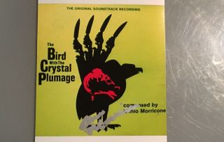 Ennio Morricone Hand Signed Photo Autograph ‘the Bird With The Crystal Plumage’