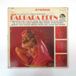 Miss Barbara Eden 1967 Vinyl Lp Dot 25795 I Dream Of Jeannie Cheesecake Exotica