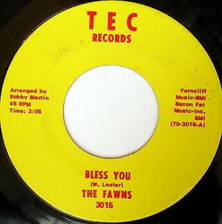 Fawns: Bless You / Girl In Trouble 45 Soul
