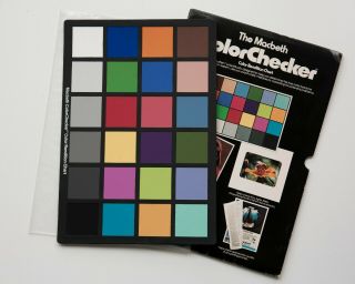 Vintage The Macbeth Color Checker