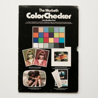 Vintage The Macbeth Color Checker 2