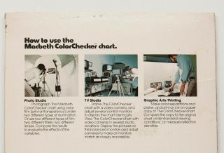 Vintage The Macbeth Color Checker 3