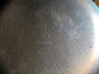 4 Roycroft mission arts crafts acid etched copper ash trays Stickley Limbert era 2