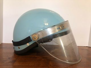 Chicago Police Department CPD Riot Helmet with Shield Vintage 2