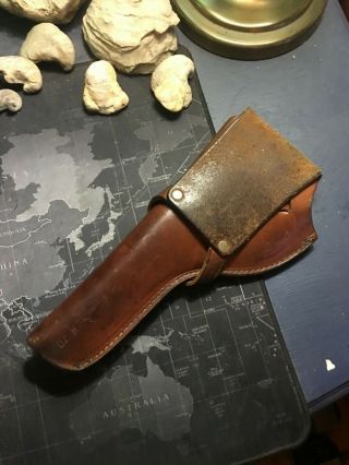 US M1917.  45 Revolver Leather Holster 2