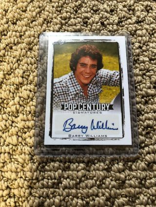 2017 Leaf Pop Century Barry Williams " The Brady Bunch/greg " Auto Autograph