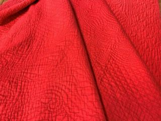 Festive Red C 1900 Pa Mennonite Quilt Antique Quilting
