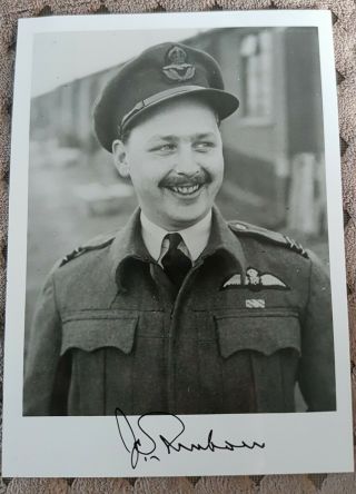 Wwii Raf Battle Of Britain Spitfire Fighter Ace W/c John Freeborn Dfc Signed