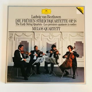 Dgg Digital 3lps Box Melos Quartett Beethoven Early String Quartets 410 971 - 1 Nm