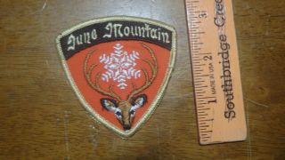 June Mountain June Lake California Down Hill Skiing Patch Bx A 51