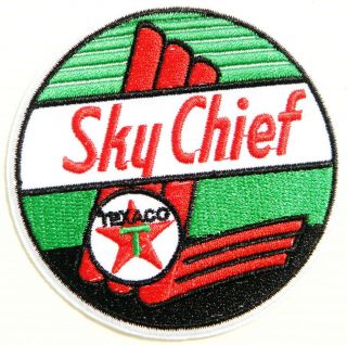 Patch Iron On Texaco Sky Chief Motor Oil T Shirt Suit Vest Cap Sign Advertising