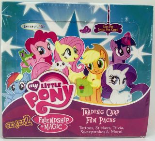 My Little Pony Trading Cards Series 2 Fun Pack Box - Factory