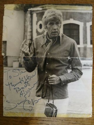 James Coburn Autograph Hand Signed Photo - Poor
