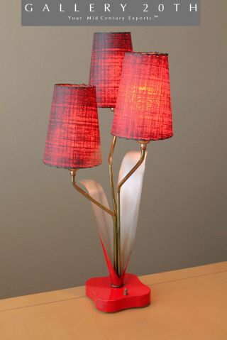 Rare Mid Century Modern Minty Laurel Lamp 60 