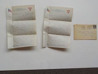 Wwi Letter 1918 Quarantine Been In For Ten Days War Ww I Camp Lee Virginia Ww1
